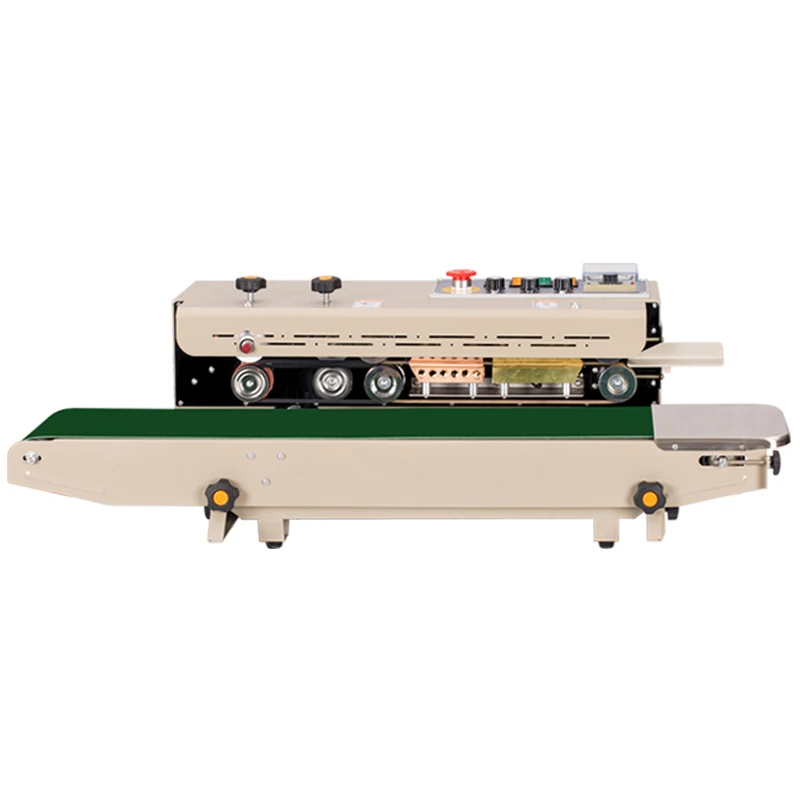 FRD-1000C Continuous bags band solid-ink coding printing and sealing machine with counts meter