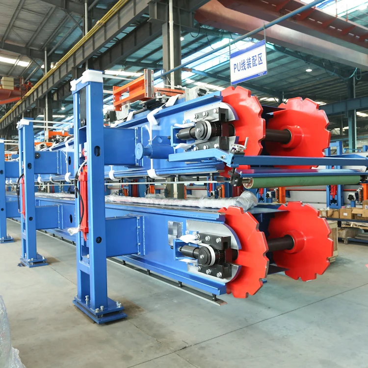 High Quality Fully Automatic Rock Wool Continuous PU Sandwich Roof Panel Machine For photovoltaic panel for tile roof mounting