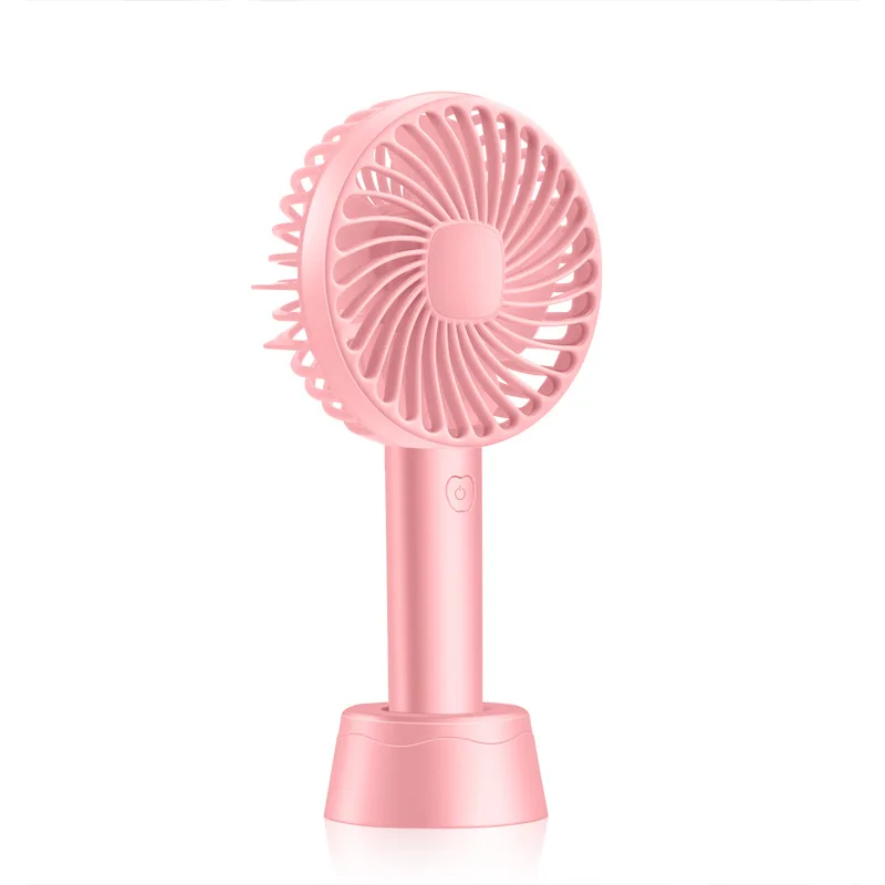 Upgrade mini USB small fan student fan dormitory gift desktop big wind ultra-quiet hand-held charging fan