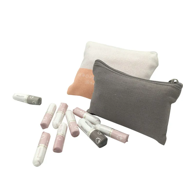 
Organic tampons with applicator 100% pure organic cotton made customized packages 