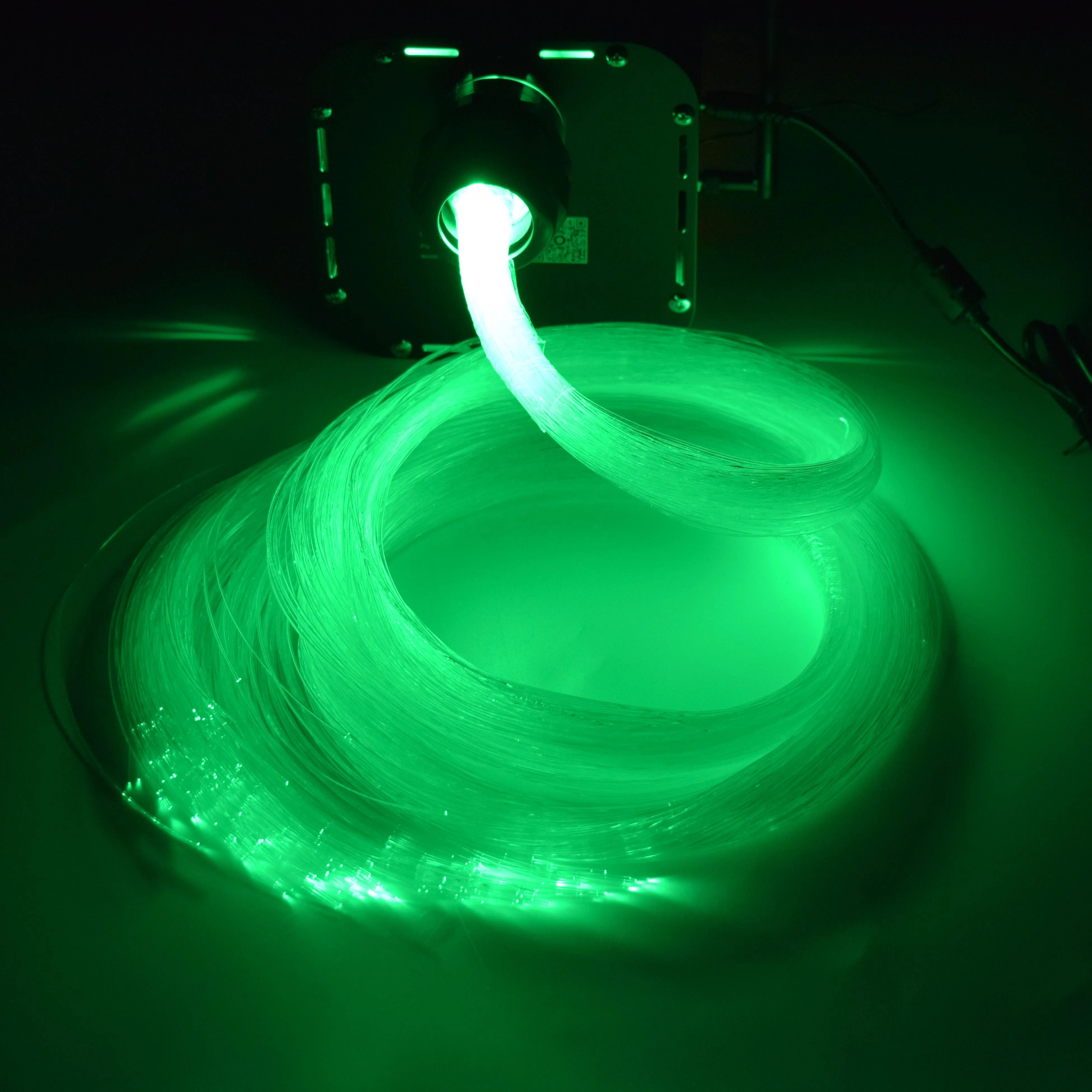 DMX512 LED Illuminator 50W RGB Full Color Twinkle Fiber Optic LED Light Engine For Ceiling Star Decoration