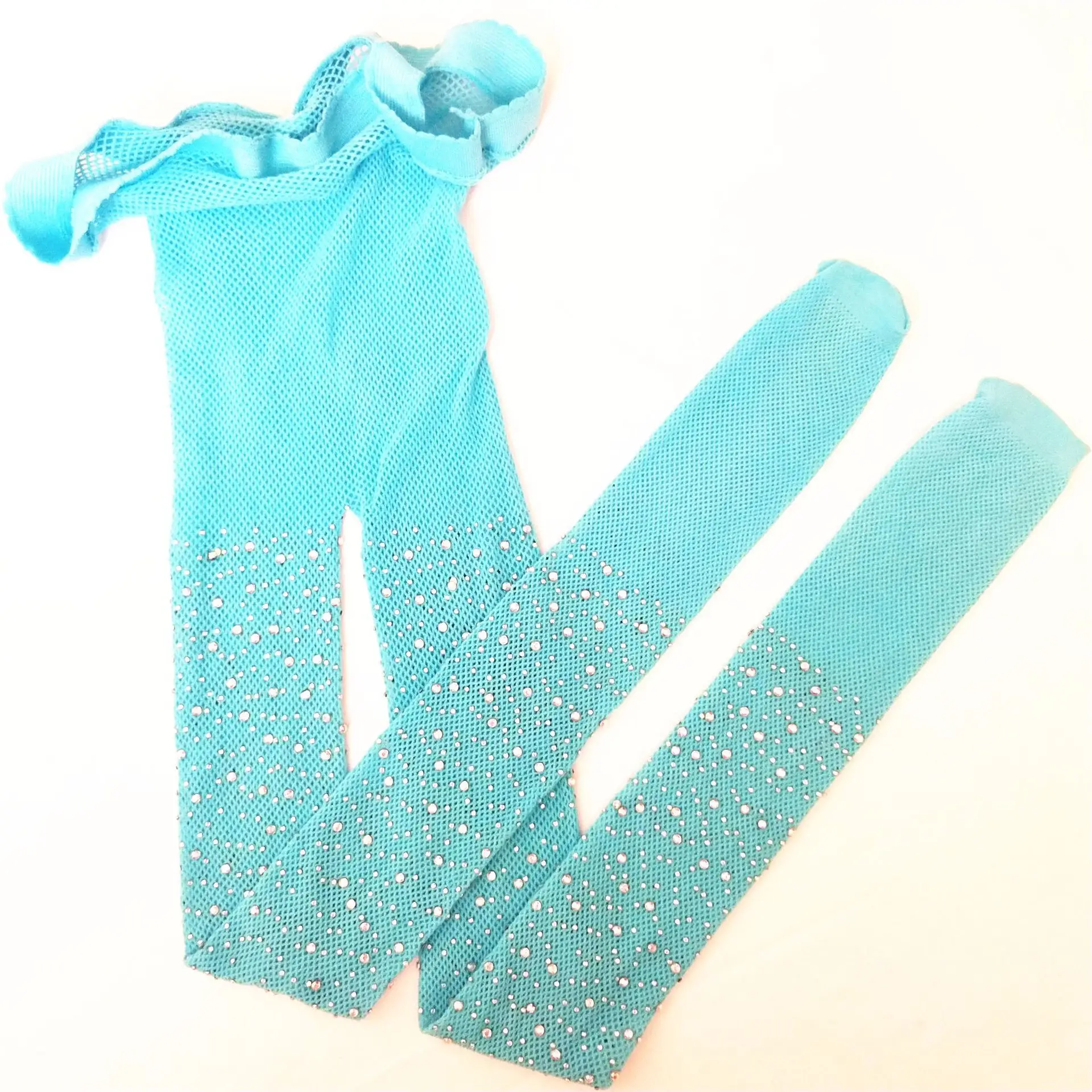 Toddler Kids Mesh Fishnet Net Bling Rhinestone Glitter Tube Socks Tights Stockings Girls Pantyhose