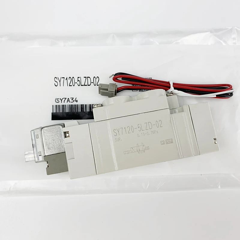 SY7120-5LZD-02 5 Way 24 В постоянного тока Соленоидный клапан-SMC
