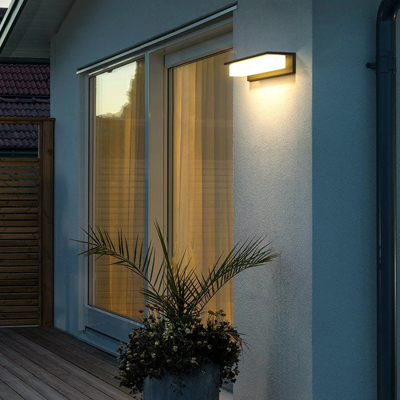 modern garden outdoor wall lighting exterior wall mounted waterproof IP65 led decorative lights outdoor wall light