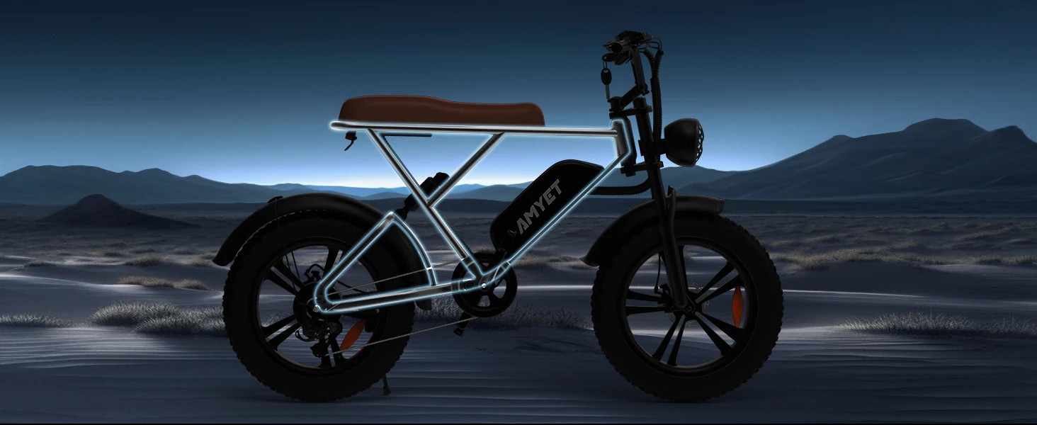 20inch fat ebike with Hydraulic Suspension 1000W Motor 48V 15AH Battery US EU stock Retro Adult bicycle Electric Bike Motorcycle