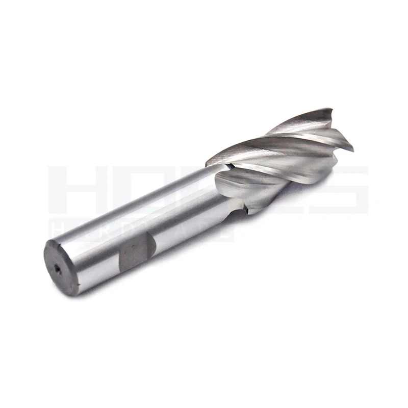 4 flutes tooth HSS Al end milling cutter diameter 1.5 2.5 3.5 4.5 5.5 6.5 8 10 13 15 19 21 23 24 26 27 29 32mm more size stock