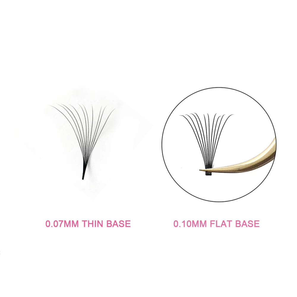Private label superroots mega semi-finished premade volume fans volume premade fans lash extension supplies