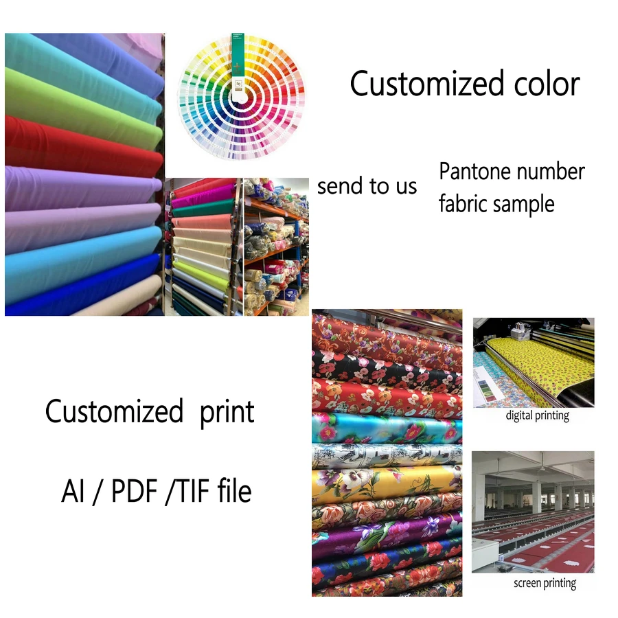 Wholesale floral printed 100% silk twill fabric dress fabric for silk satin dress styles silk fabrics textiles