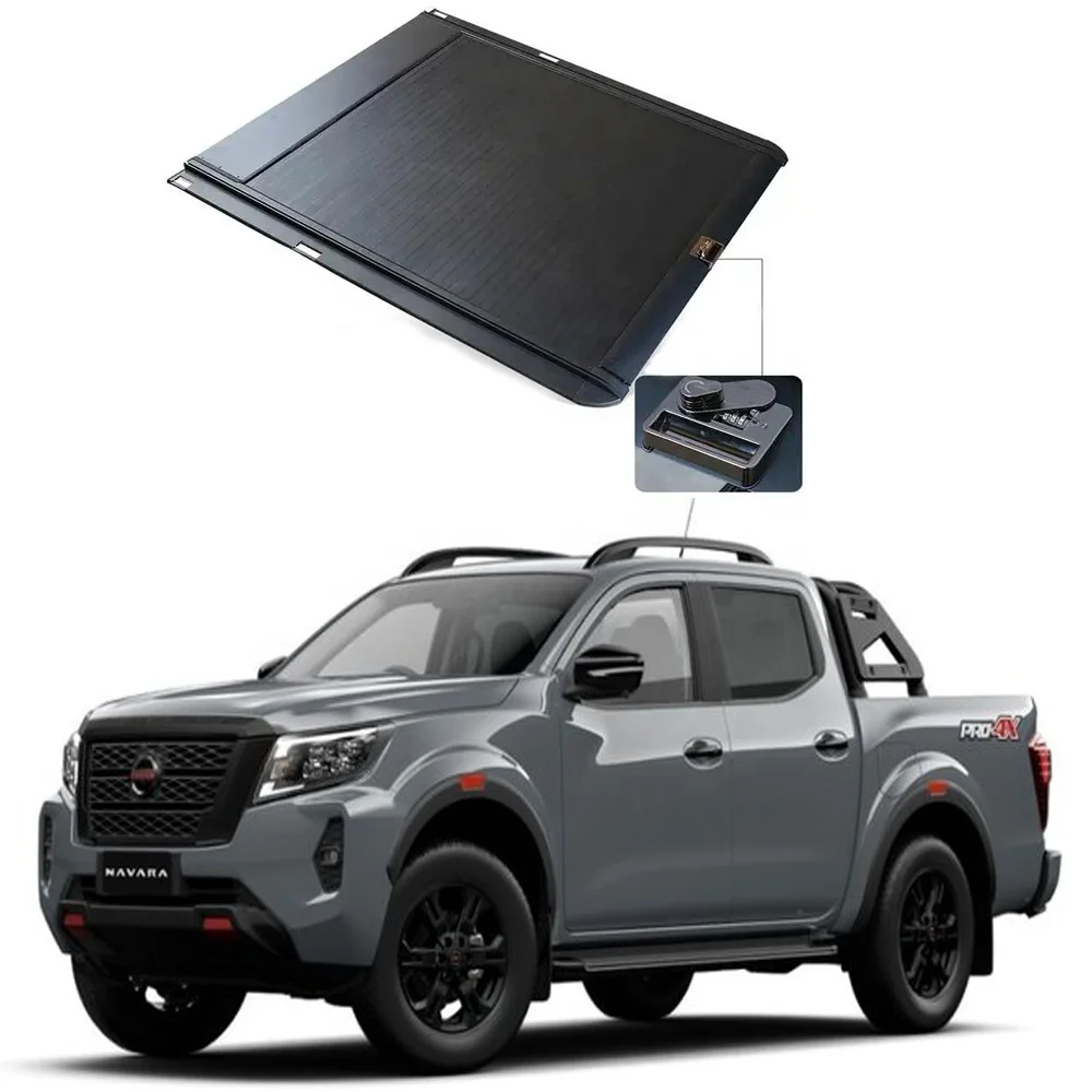 Hard Aluminum Alloy Cover Shutter cover With Password Lock For 2020 toyota hilux Revo/Vigo/Rocco/TRD/Rogue tray cover