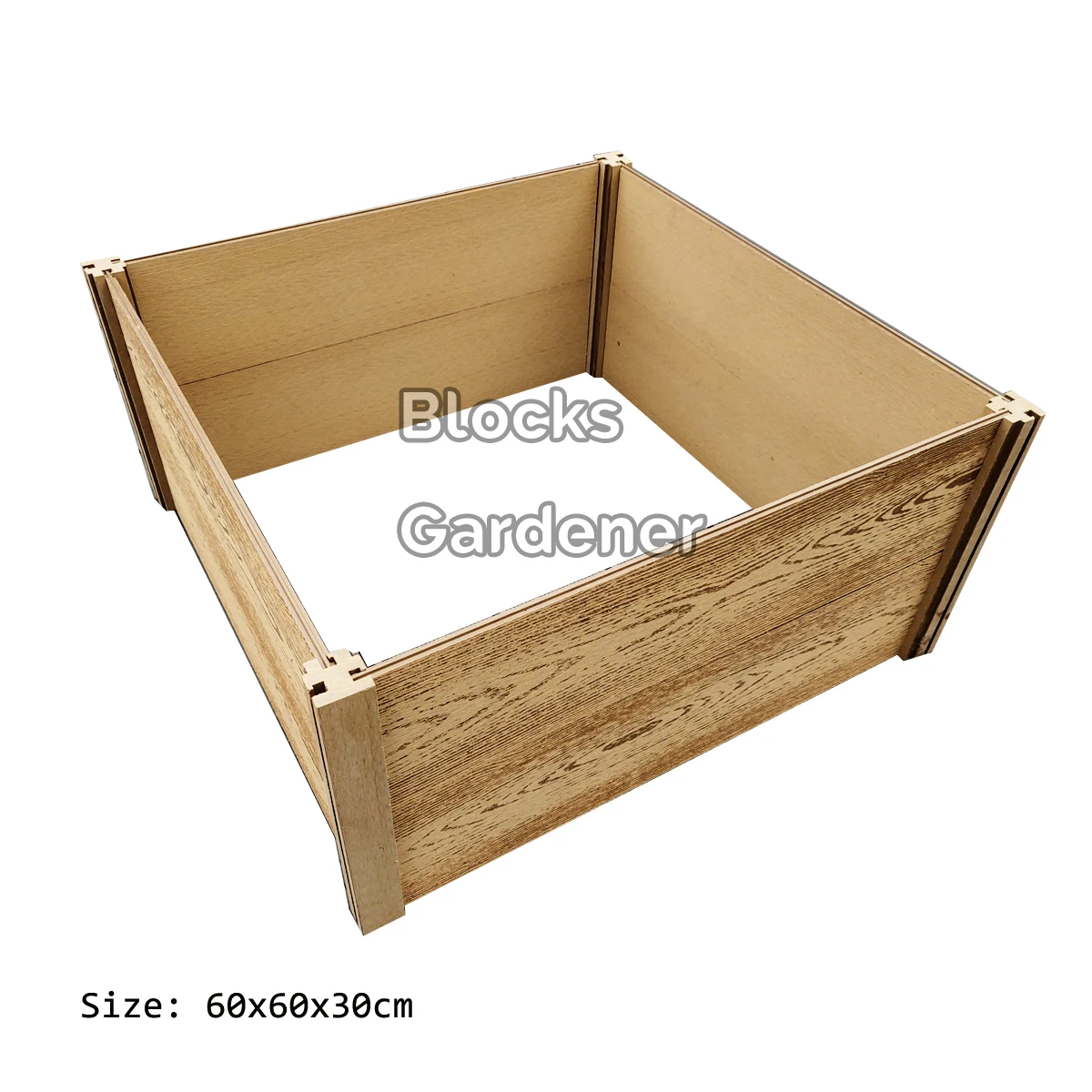 Wood plastic composite wholesale raised bed vegetable flower garden