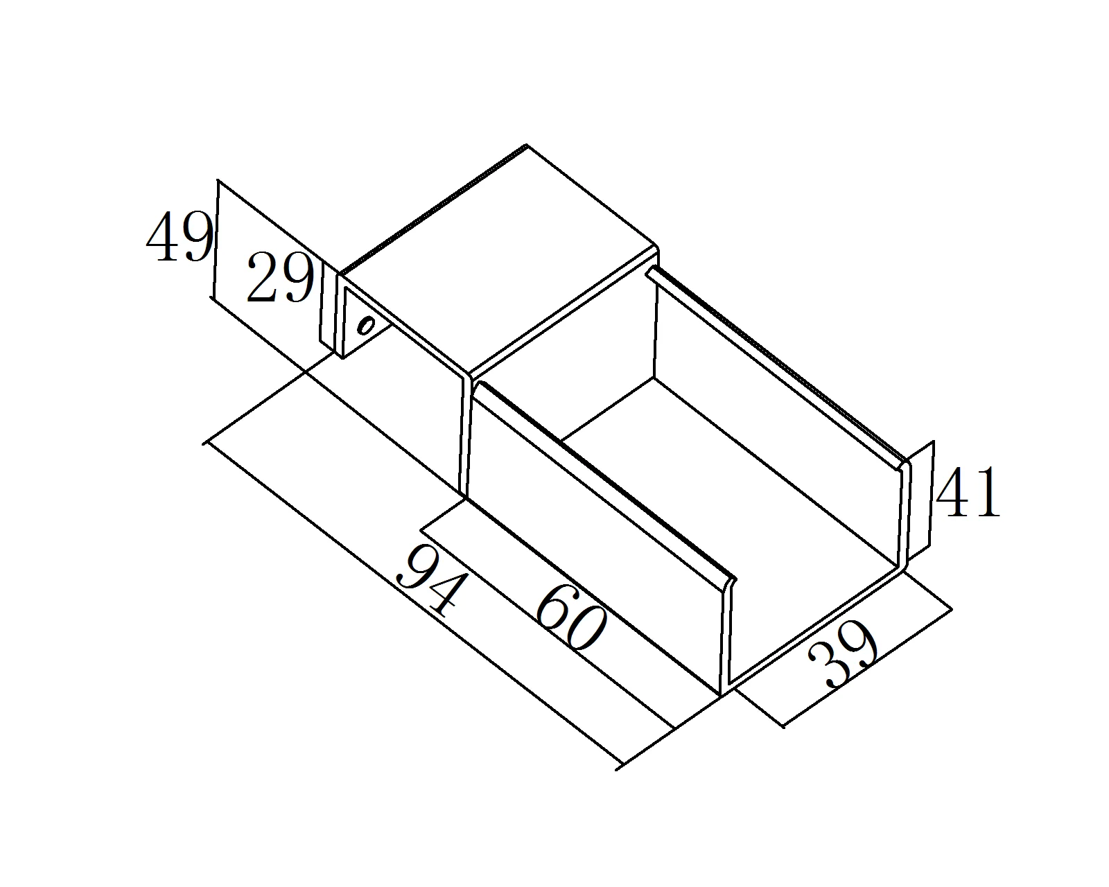 Steel roller bracket roller placon KJ-2044C