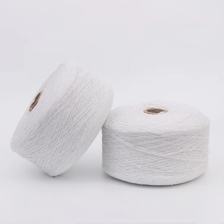Raw white and colors 1s 1.5s  2s  OE carded mop yarn thread