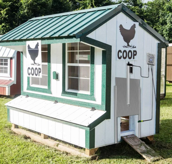 
Chicken poultry automatic animal house aluminum hen coop door opener 