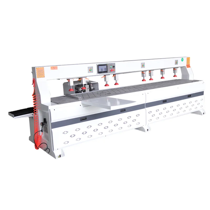 Three spindle for all kinds cabinet hinge door side hole high accuracy horizontal directional drilling machine
