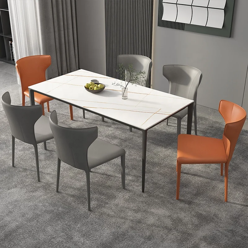 Italian Industrial Style Furniture Simple Lines Banquet Office Lounge Event Dining Living Room Light Luxury Saddle Chair