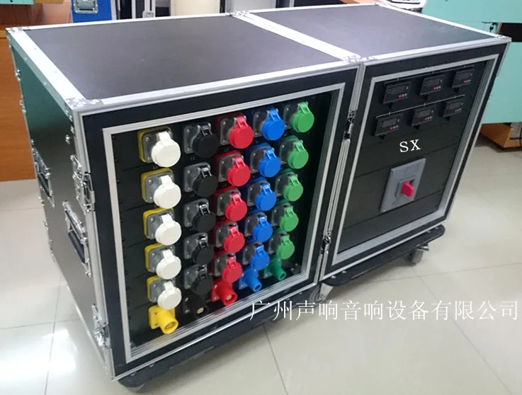400A Camlock Stage Lighting Power Distribution Equipment 3 Phase Camlock Power Distro Box
