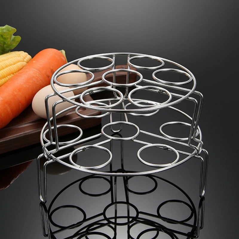 Stainless Steel Eggs Steam Rack Egg Steaming Stand Kitchen Steamer Kitchen Cooking Tools