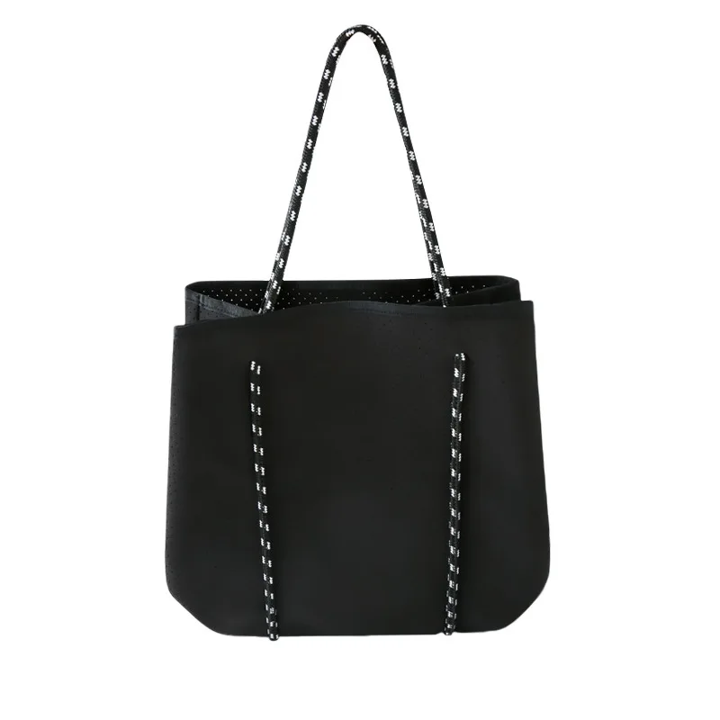 High quality hot sell perforated neoprene  large tote bag handbags for women