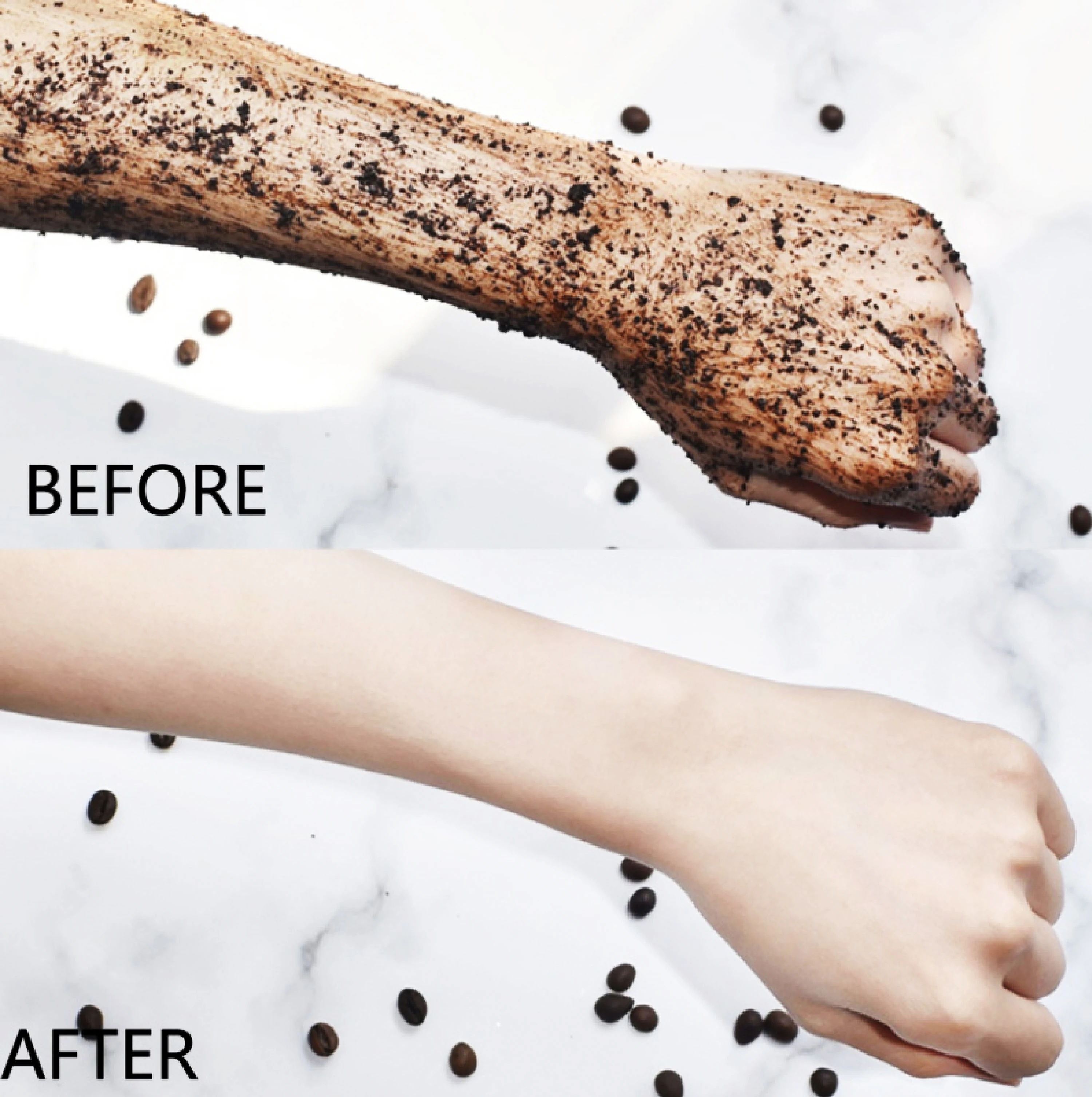 Natural Coffee Scrub Bath Salt Whitening Exfoliating Anti Cellulite Organic Sea Salt For Skincare