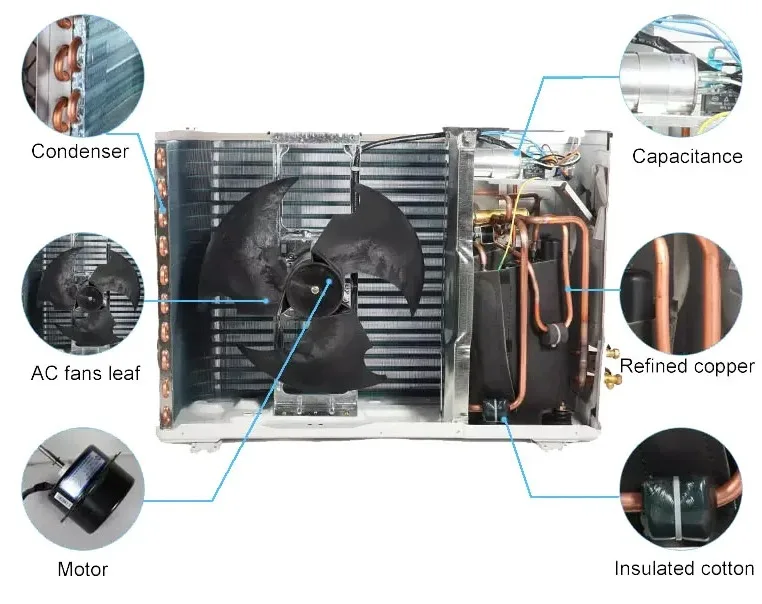 Commercial deye Hybrid off Grid Acdc Greenhouse 2 0.5ton Heat Powered Inverter Solar Panel air Conditioner Price