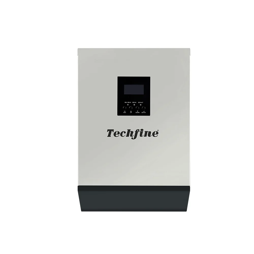  Инвертор для солнечной энергии Techfine 1 кВА 12 В 110 220 инвертор Mppt одиночные инверторы постоянного/переменного