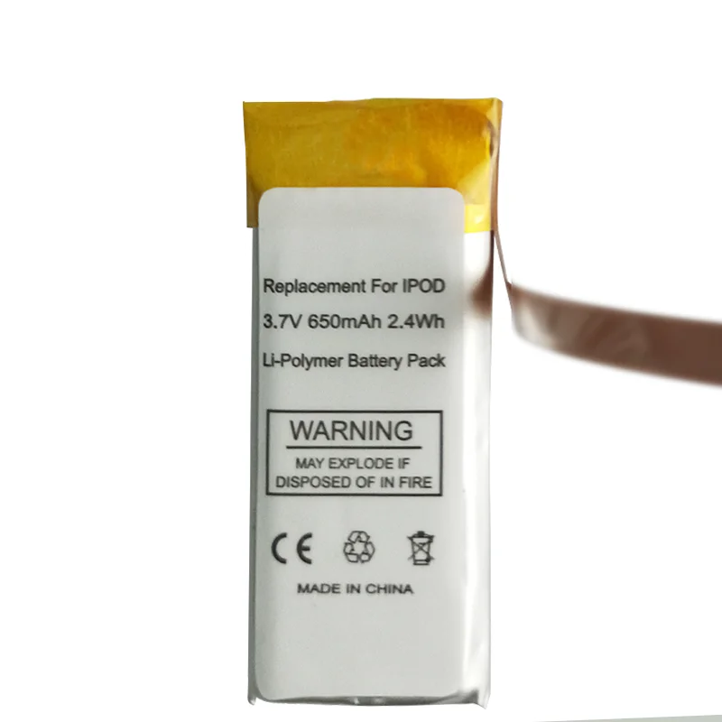 Сменный аккумулятор для ipod classic gen 6th 7th for iPod Video 30GB 616-0229 аккумулятор 3,7 V 650mah