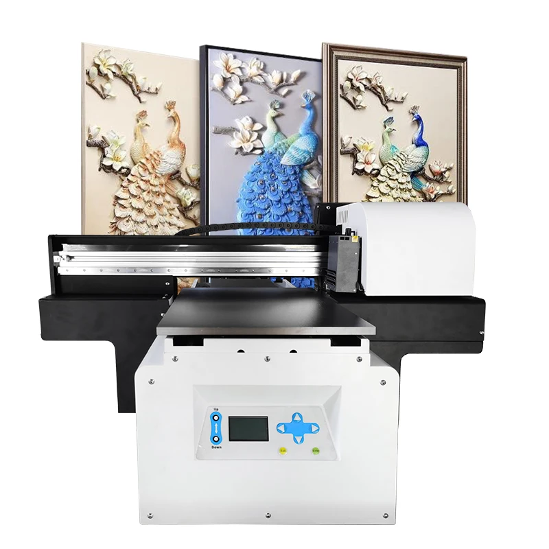 Digital Printer 3050 A3 UV Flatbed Printer For Leather,T-Shirt,Wood,Glass,uv printer manufacturer direct selling equipment