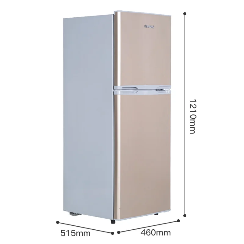 With good price and quality Snowsea BCD-138 electric double door fridg cold drink kitchen refrigerator freezer