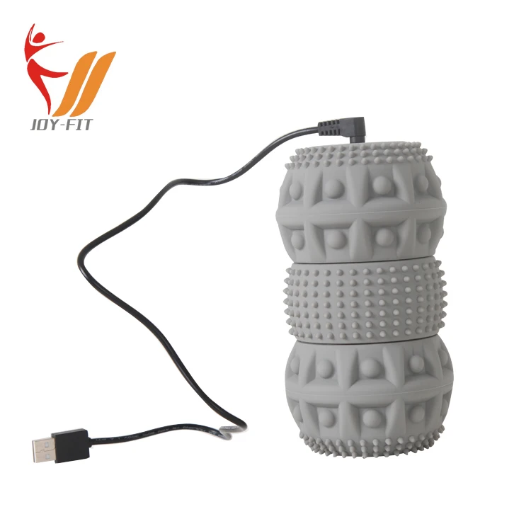  2021 New Arrival Large Spiky Electrics Gym Recovery Yoga Peanut Vibration Massage Ball for Stress