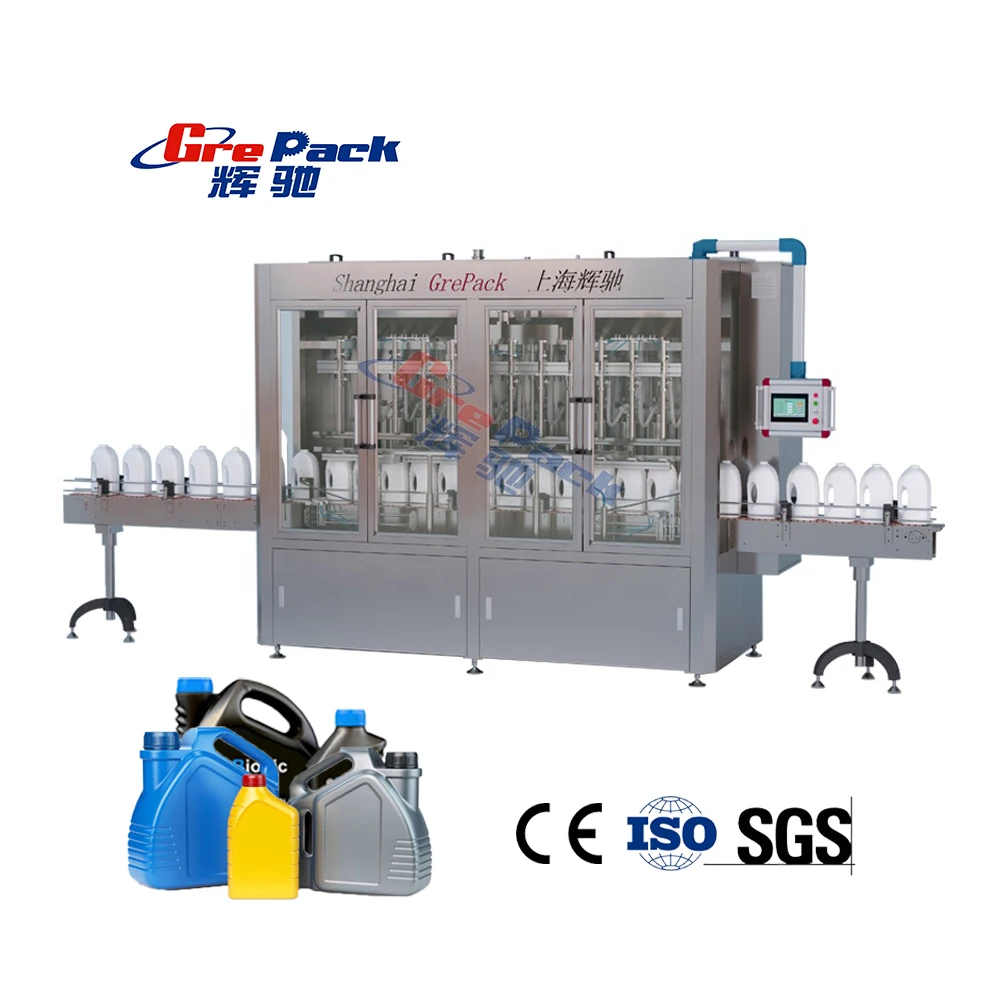 Automatic Lubrication oil bottle filling machine line