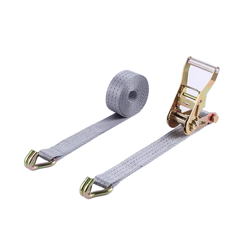 Wholesale Ratchet Tie Down Car Truck Binding Cargo Lashing Belt Ratchet Tie Down Straps