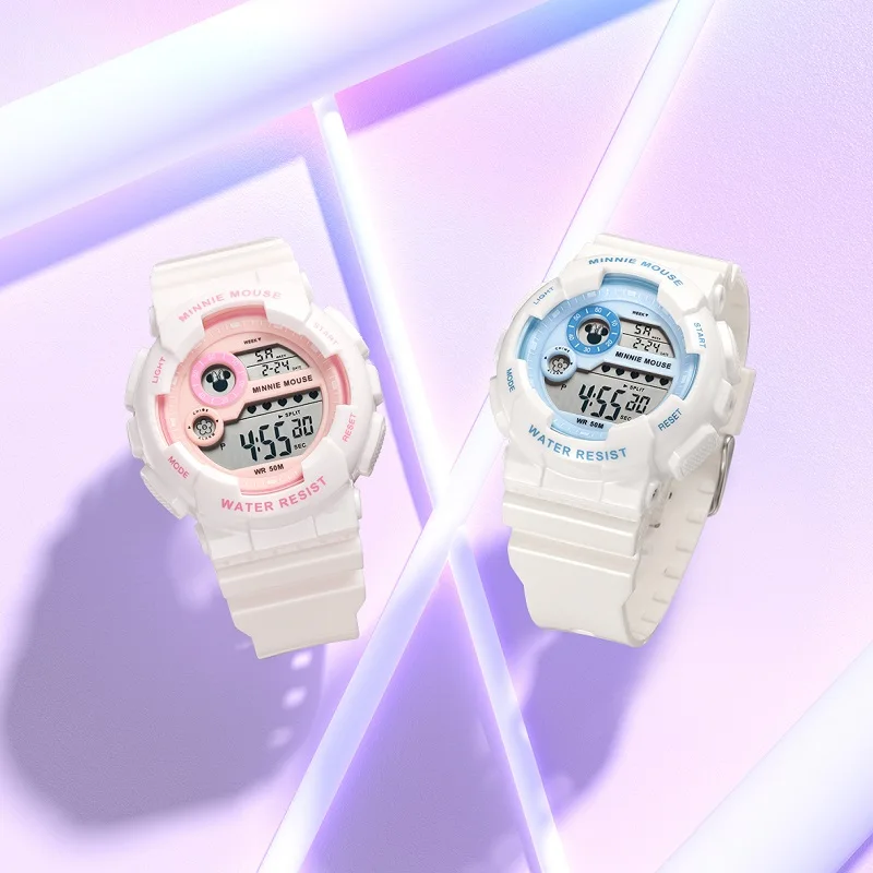 Fashion Girls Sports Watch Teenagers Student Youth Trend Digital Watch Ladies Water Proof Wrist Watches