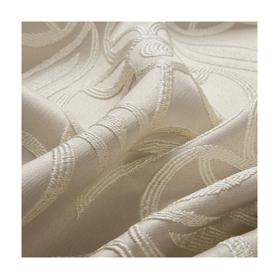 Factory Supply Natural Style Window Curtain Fabric