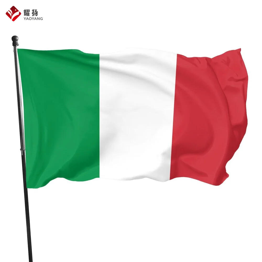 Big Country Promotion Flag Flags Printing All Countries Green White Red Italy Italian Flag