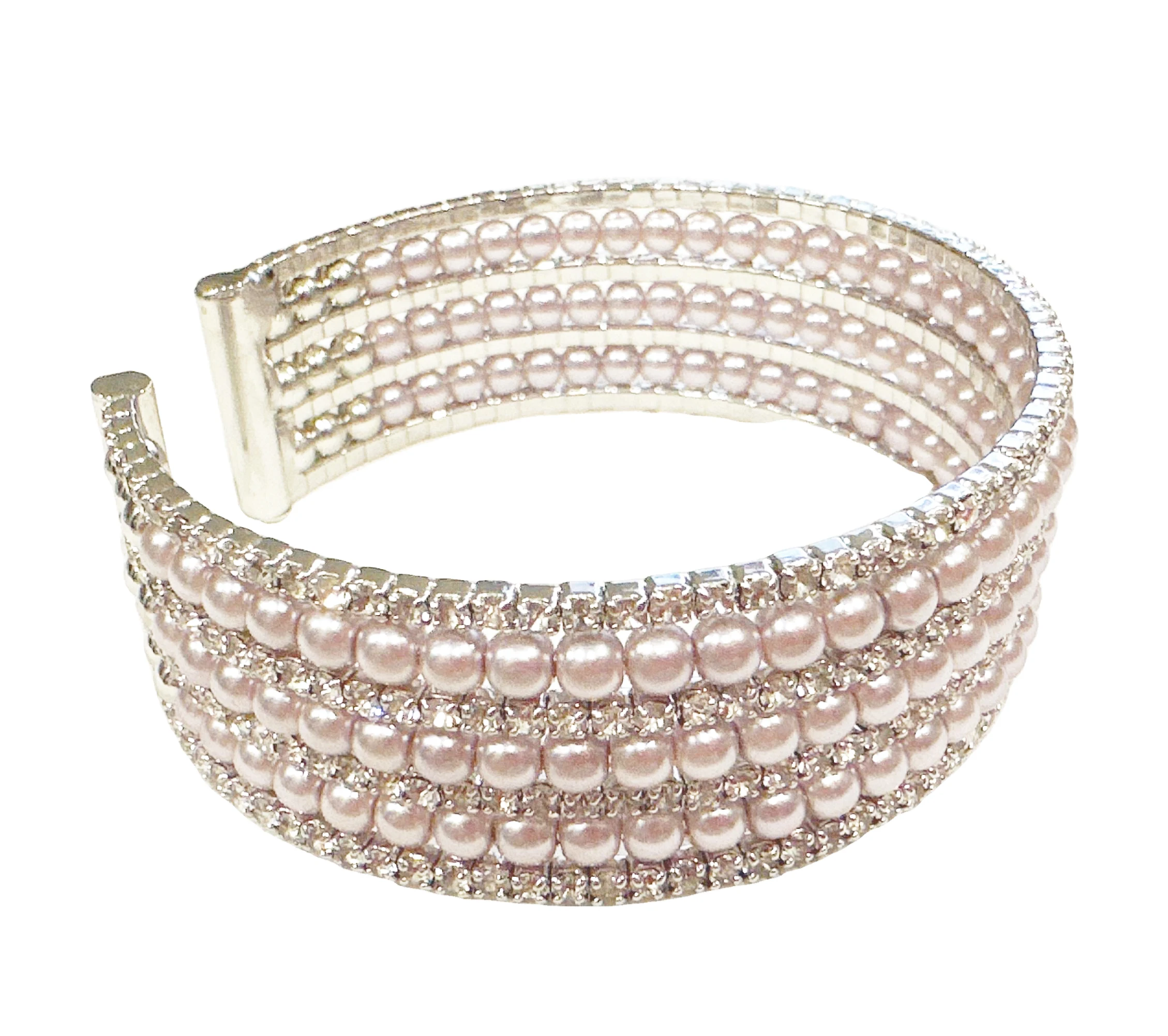 hot sale rhinestones pearls fashion jewelry gold plated colorful zircons women tennis bracelets crystal bracelet