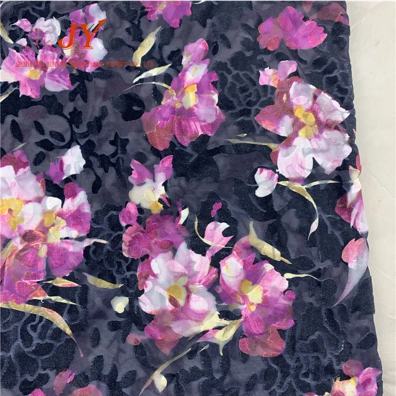 
Viscose Fabric Knit Nylon Wholesale Offer printed burnout velvet fabric China Rayon Technics Style 