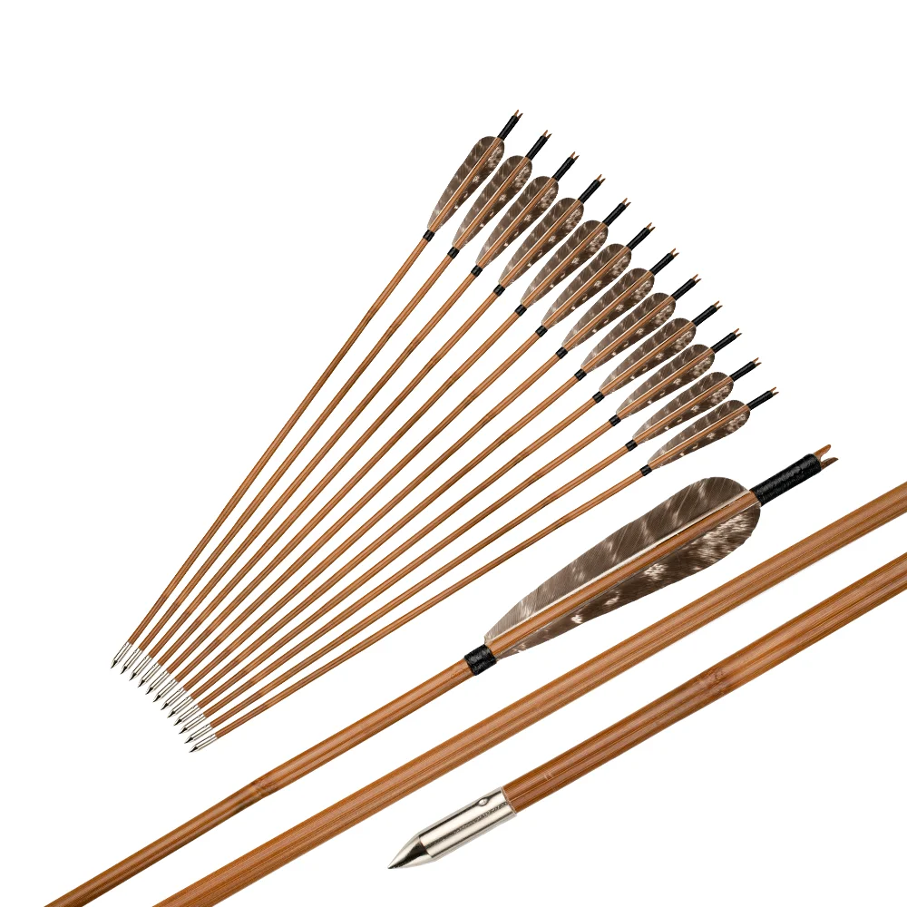 Horsebow Competition Turkish Bow Arrow Bamboo Arrow Shaft for Traditional Bow