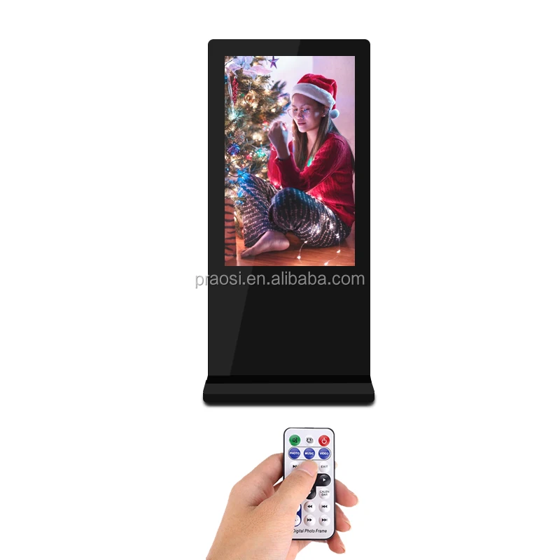 Table Stand Battery Operated Lcd AD Screen 10.1 Inch Electronic Digital Photo Frame For Marketing