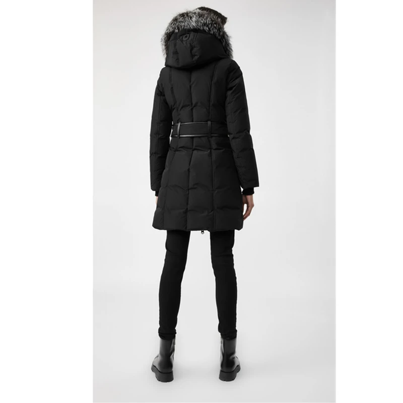 Hot New Arrivals Custom Printed Long Winter Parka Padded Jackets Women Bubble Overcoats Nylon Waterproof Hooded Plus Size Fur