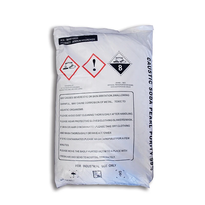 For chemical synthesis of 99% white sodium hydroxide caustic soda pearls