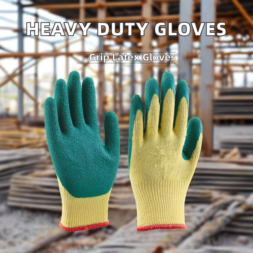 Wholesale Xl Industrial Work Gloves Reinforced Fingers Anti-Slip Design Safe Handling Construction Environments