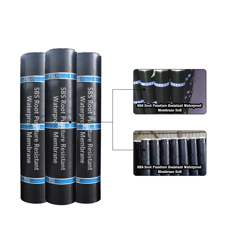 Водонепроницаемая мембрана SBS, Модифицированная битумная водонепроницаемая мембрана, устойчивая к проколу мембрана