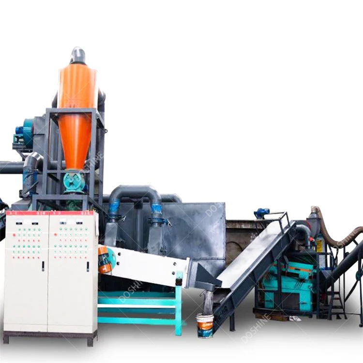 Waste Li Ion Battery Recycling Plant Lithium Cell Crushing Recycling Sorting Machine For Black Powder