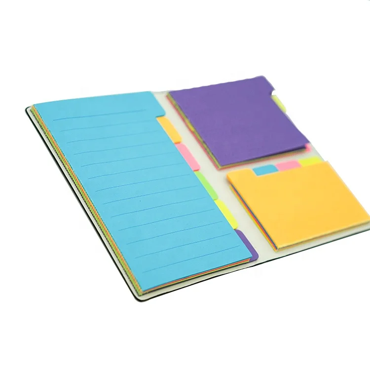 custom logo sticky notes memo pad adhesive sticky notes