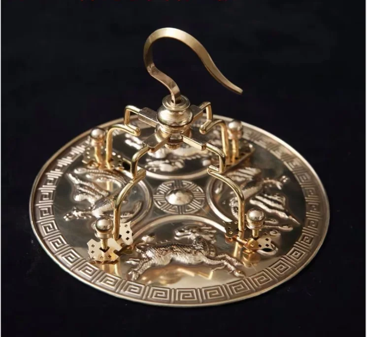 
Brass cover alloy Birdcage decoration Thirteen Chinese hook Amazon 2021 hot pet toy supply pet product supply 
