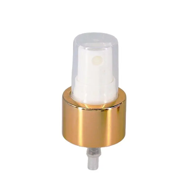 Wholesale 20mm 20/410 Aluminum-Plastic Golden Perfume Fine Mist Spray Facial Mist Sprayer For Cosmetics