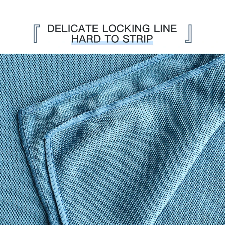 Bearfamily Mesh Wipe Cleaning Cloth Strong Window Glass Kitchen Microfiber Clean Towel
