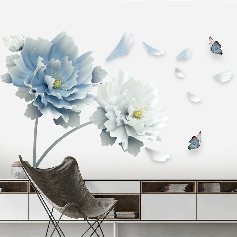 Living Room TV Wall Background Stickers Bedroom Decoration Wallpaper Self-adhesive