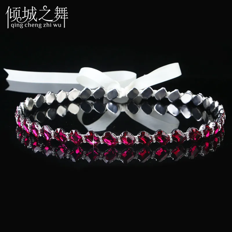 YL032 Womens Belly Dancing Glass Drill Waist Chain