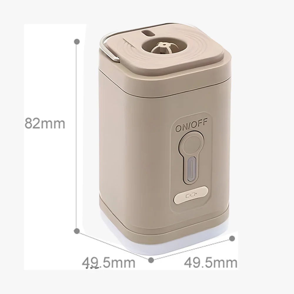 Portable Wireless Electric Air Pump USB Rechargeable 1200mah battery Pocket Air Compressor Camping Lantern Outdoor Sports